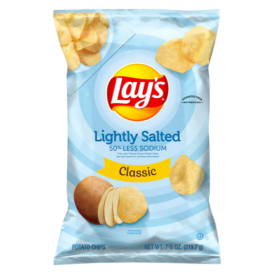 Lay's Lightly Salted Classic Potato Chips 7.75oz