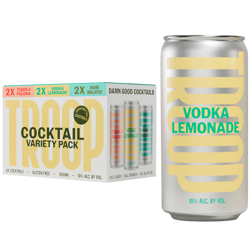 Troop Variety Pack 6pk 200ml Cans 10% ABV