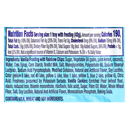 Dunkaroos Cookies and Vanilla Frosting 1.5oz