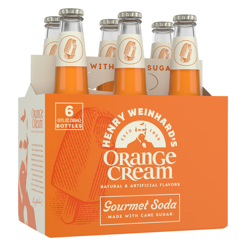 Henry Weinhard's Orange Cream Soda 6pk 12oz Btl
