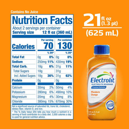 Electrolit Orange 21oz Btl