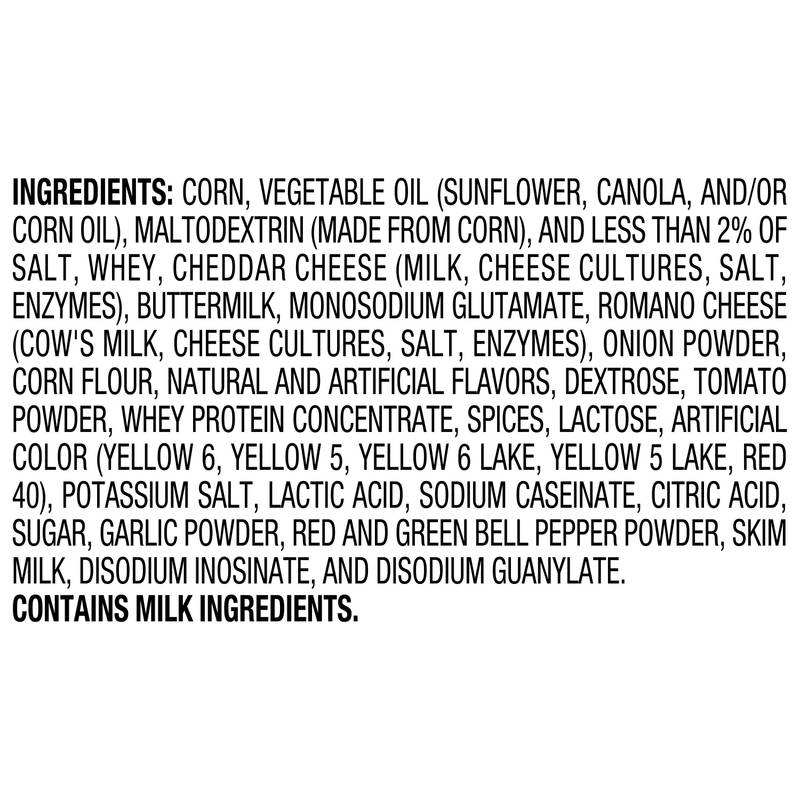 Doritos Tortilla Chips Nacho Cheese Flavored 1 Oz