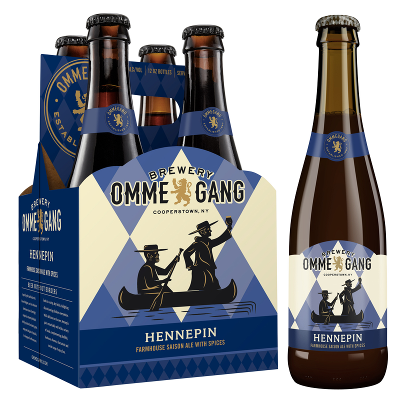 Ommegang Hennepin Saison Ale 4pk 12oz Btl 7.7% ABV