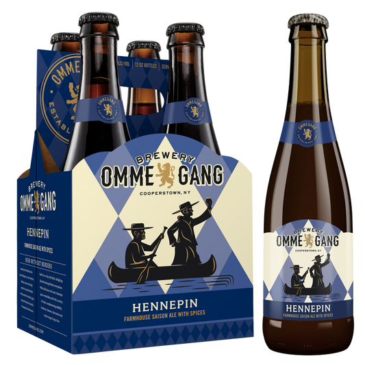 Ommegang Hennepin Saison Ale 4pk 12oz Btl 7.7% ABV
