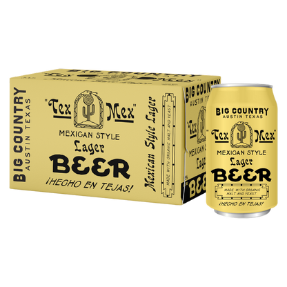 Big Country Organic Brewing Co. TexMex Lager 6pk 12oz Can 5.5% ABV