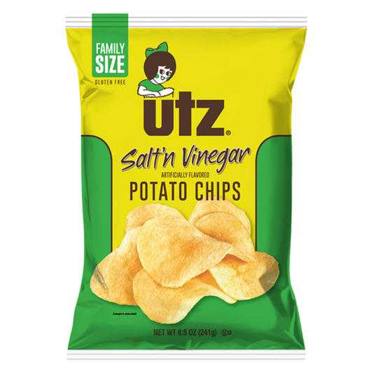 Utz Potato Chips Salt & Vinegar 8.5oz