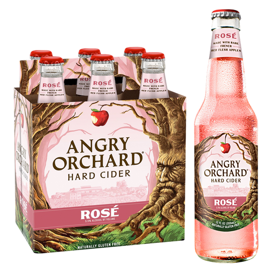 Angry Orchard Rose 6pk 12oz Btl 5.5% ABV
