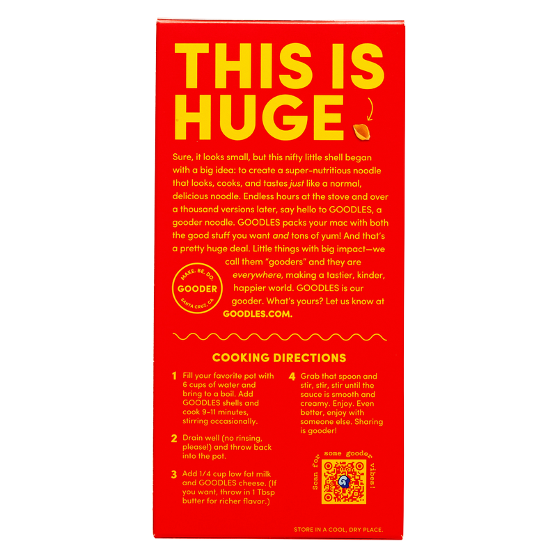 Goodles Mac & Cheese Shella Good 6oz