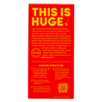 Goodles Mac & Cheese Shella Good 6oz