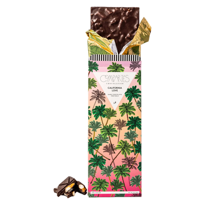 Compartes California Love Salted Pretzel Dark Chocolate Bar, 3.2 oz