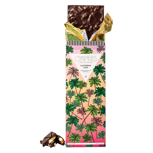 Compartes California Love Salted Pretzel Dark Chocolate Bar, 3.2 oz