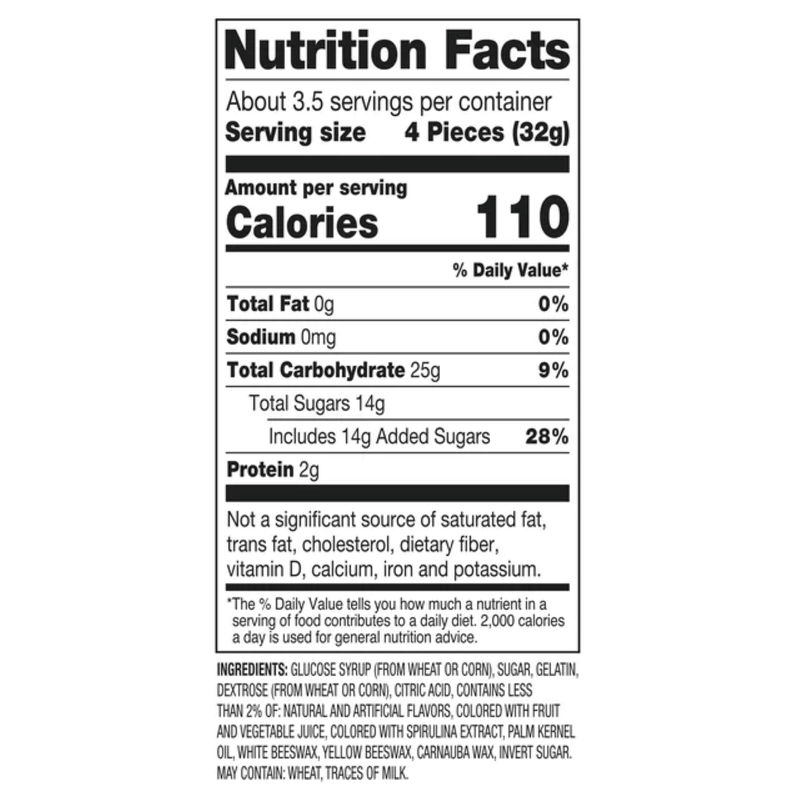 Haribo Sour Bats, 4oz