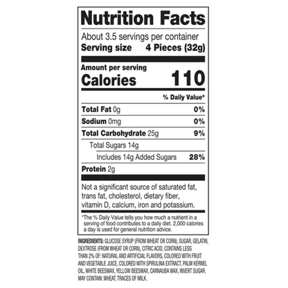 Haribo Sour Bats, 4oz