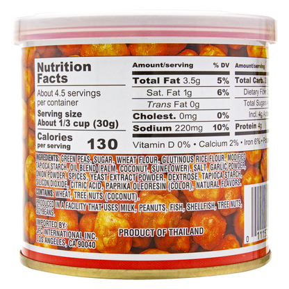 Hapi Spicy Sriracha Flavored Peas 4.9oz