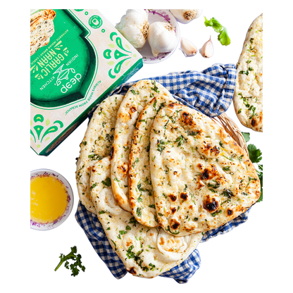 Deep Indian Kitchen Garlic Naan 8oz