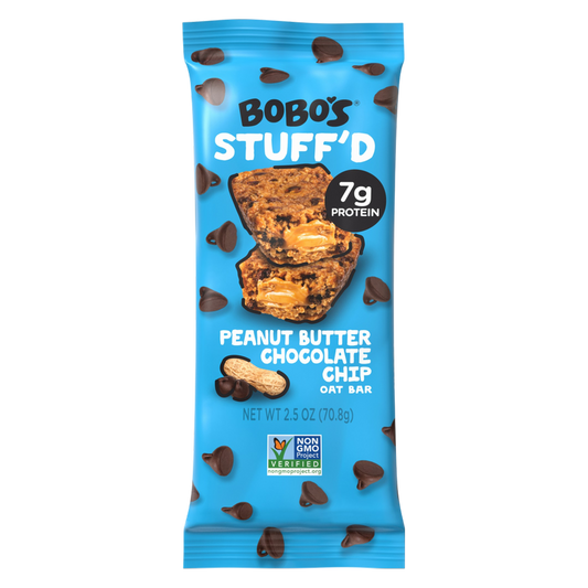BOBO'S Stuff'd Peanut Butter with Chocolate Chips, 2.5 oz