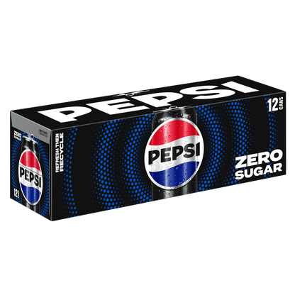 Pepsi Zero Sugar 12pk 12oz Can