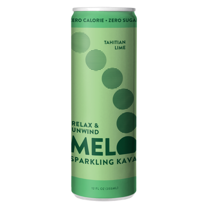 Melo Sparkling Kava Tahitian Lime 12oz Can