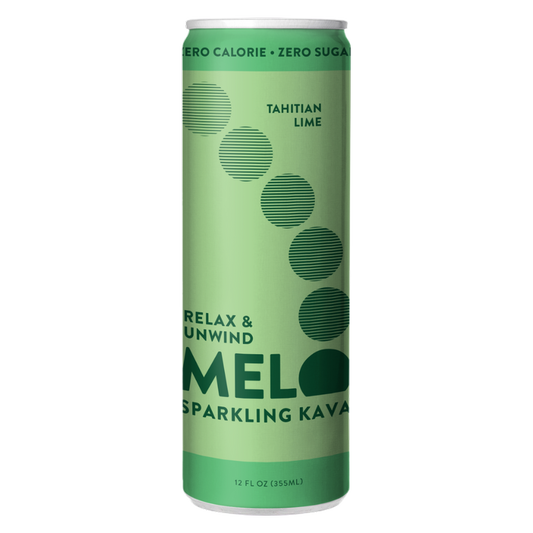 Melo Sparkling Kava Tahitian Lime 12oz Can