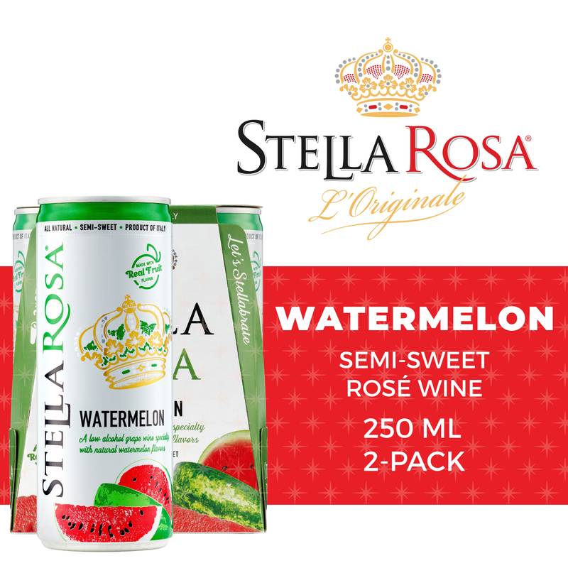 Stella Rosa Watermelon 2-pk 250ml Cans 2pk 250ml