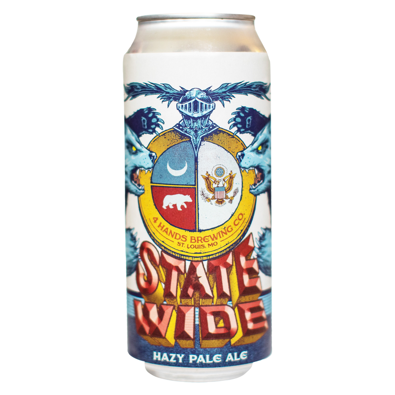 4 Hands State Wide Hazy Pale Ale 4pk 16oz 5.5% ABV