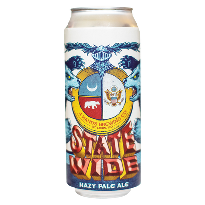 4 Hands State Wide Hazy Pale Ale 4pk 16oz 5.5% ABV