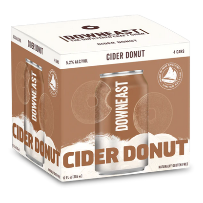 Downeast Cider Donut 4pk 12oz Can 5% ABV Limited Release