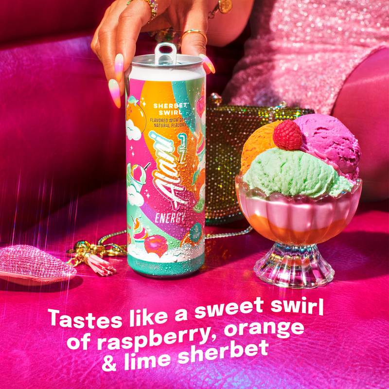 Alani Energy Sherbert Swirl 12oz Can