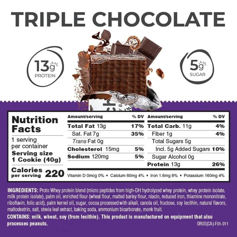 POWER CRUNCH Protein Energy Bar, Triple Chocolate 1.4oz