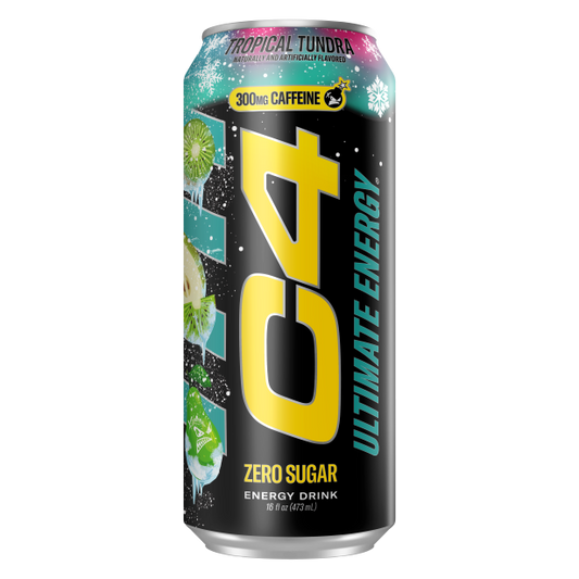C4 Ultimate Energy Zero Sugar Tropical Tundra Frost 16oz Can