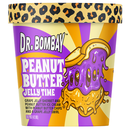 Dr. Bombay Peanutbutter Jelly Time, 16 oz Pint