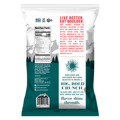 Boulder Canyon Sharp White Cheddar Canyon Cut Potato Chips 6oz