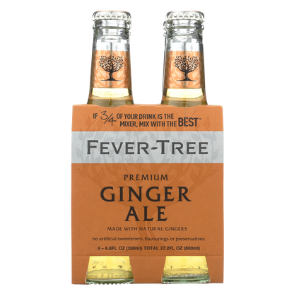 Fever-Tree Ginger Ale 4pk 200ml Btl