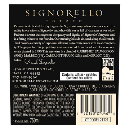 Signorello Padrone Proprietary Red 750ml