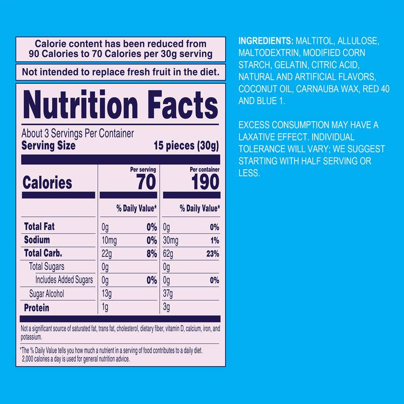 Welch's Zero Sugar Fruity Bites Mixed Fruit, 3oz