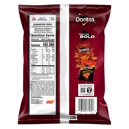 Doritos Spicy Nacho Cheese, 2.625oz