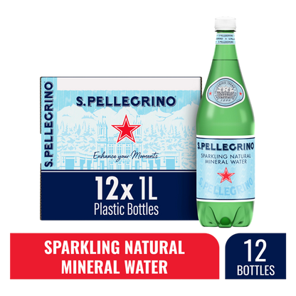 San Pellegrino Sparkling Water 12pk 1L Btl
