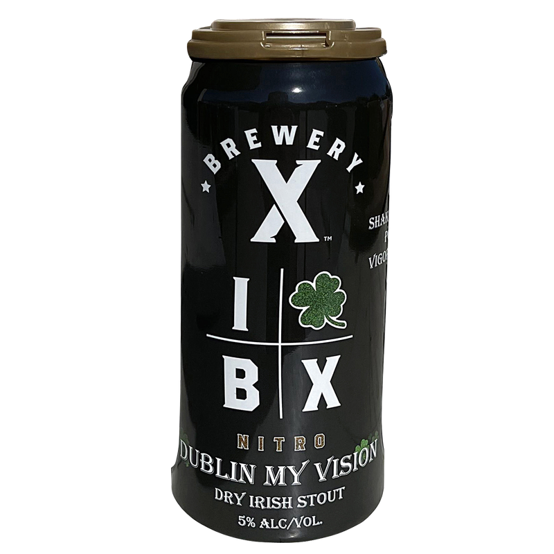 Brewery X Dublin My Vision Nitro Dry Irish Stout 6pk 16oz Cans