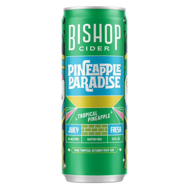 Bishop Cider Pineapple Paradise 6pk 12oz Can 5% ABV