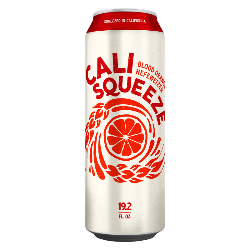 Cali Squeeze Blood Orange Hefeweizen Single 19.2oz Can 5.4% ABV