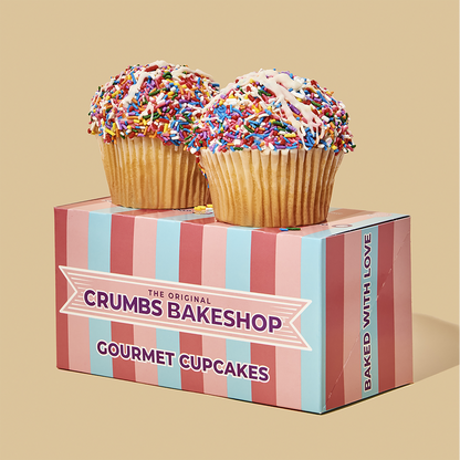 CRUMBS Signature Birthday Cake Cupcakes 2 pack