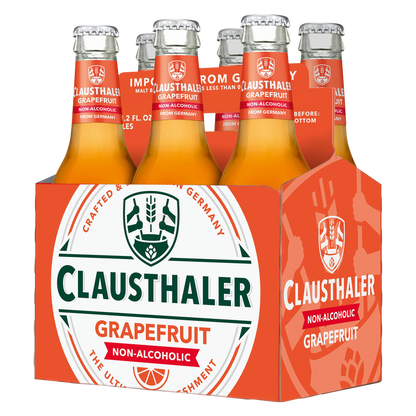 Clausthaler Grapefruit Non-Alcoholic 6pk 11.2oz Btl
