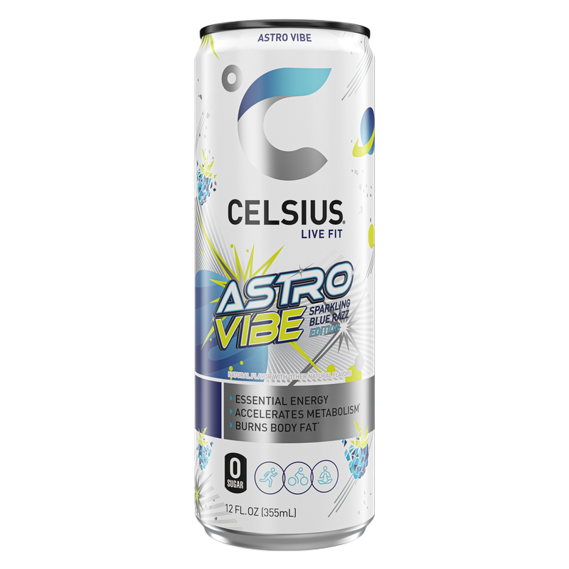 CELSIUS Sparkling Astro Vibe Energy Drink 12oz Can