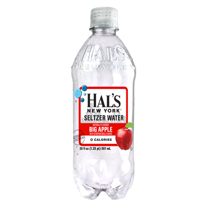 Hal's Big Apple Seltzer 20oz Btl