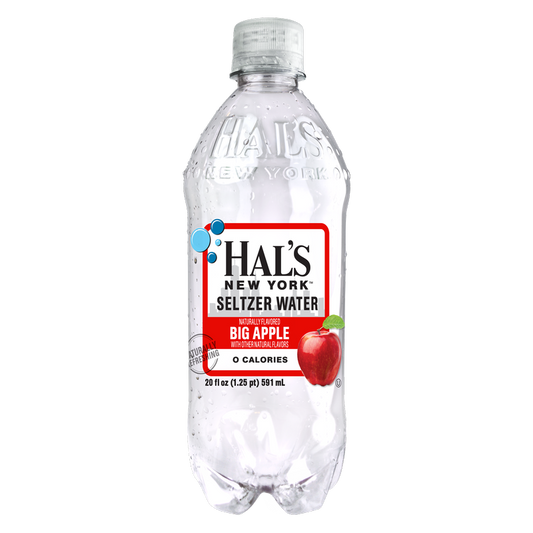 Hal's Big Apple Seltzer 20oz Btl