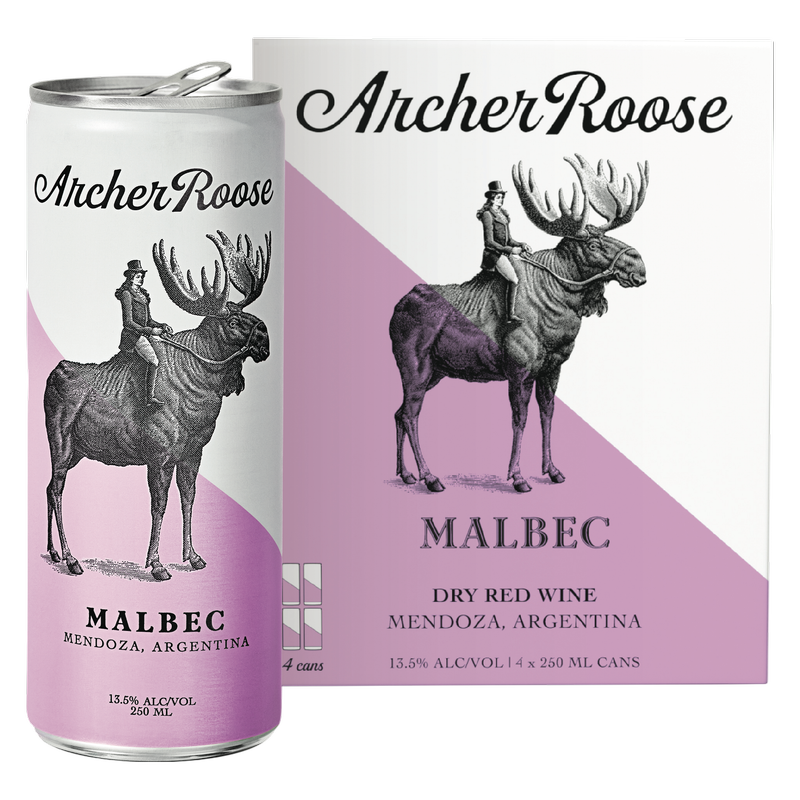 Archer Roose Wines Malbec 4pk 250ml Cans