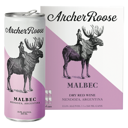 Archer Roose Wines Malbec 4pk 250ml Cans