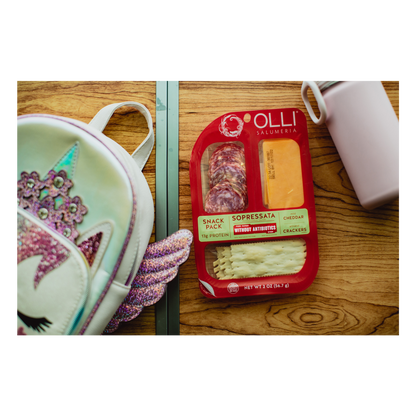 Olli Sopressata Salami & Cheddar Cheese Snack Pack - 2oz