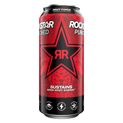 Rockstar Punched Fruit Punch 16oz Can