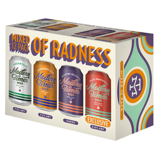Modern Times Mixed Pack of Radness 12pk 12oz Cans